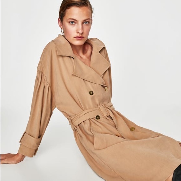 trench dress zara